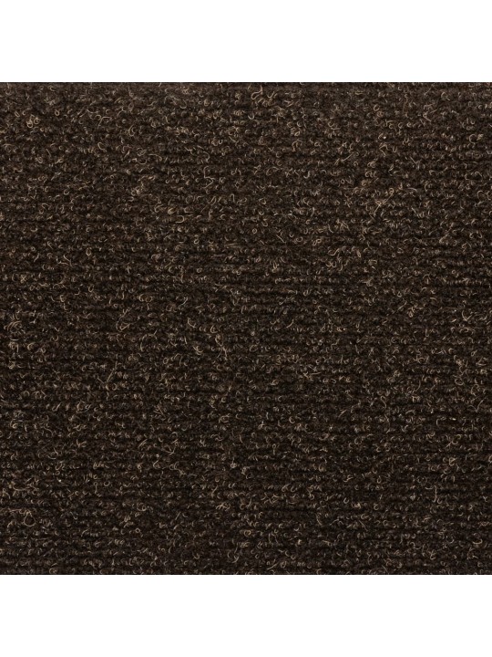 Samolepící nášlapy na schody 10 ks tmavě hnědé 65 x 21 x 4 cm