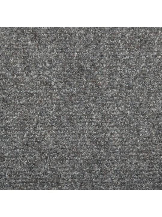 Nášlapy na schody 5 ks světle šedé 65x21x4 cm vpichované