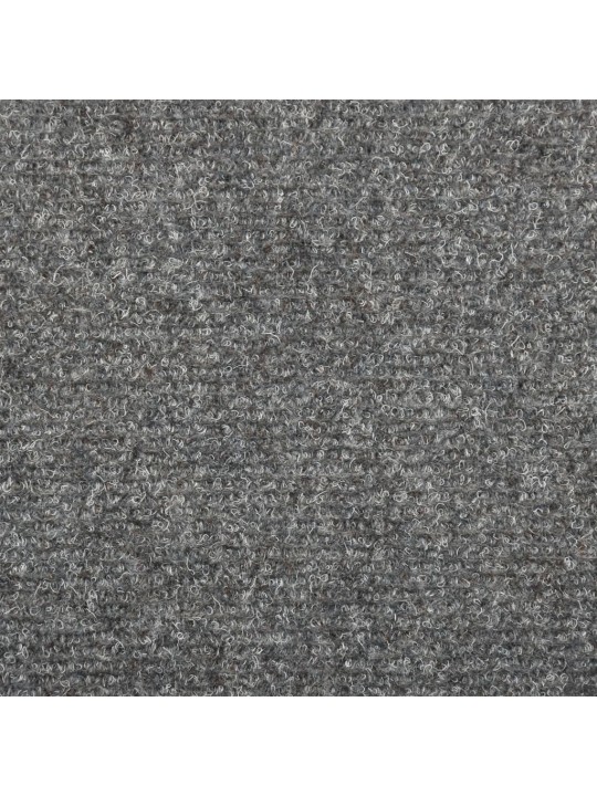 Nášlapy na schody 10 ks světle šedé 65x21x4 cm vpichované
