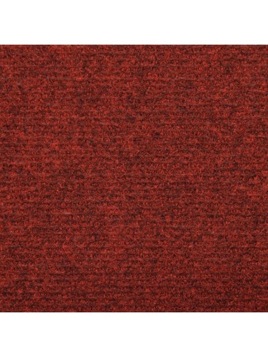 Nášlapy na schody 5 ks bordó 65x21x4 cm vpichované