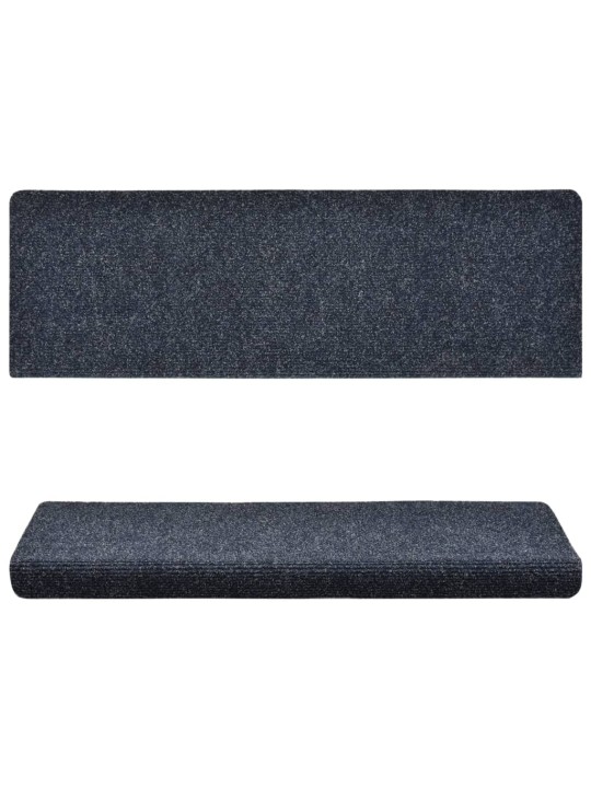 Nášlapy na schody 5 ks vpichované 65x21x4 cm antracitové