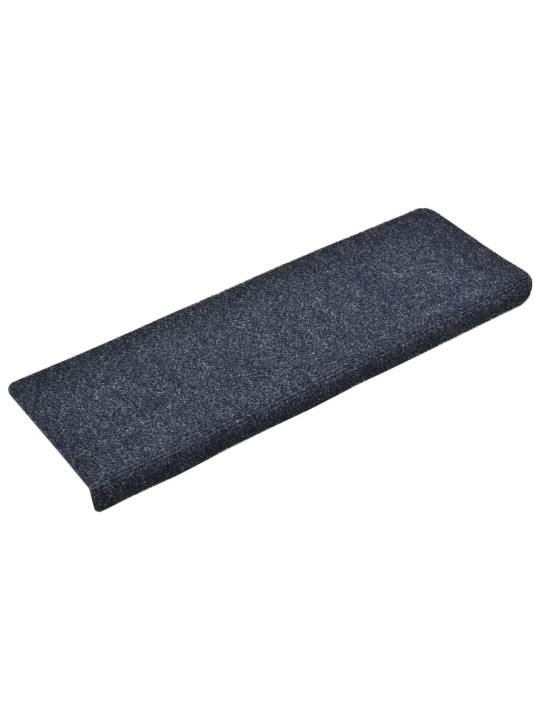Nášlapy na schody 10 ks antracitové 65x21x4 cm vpichované