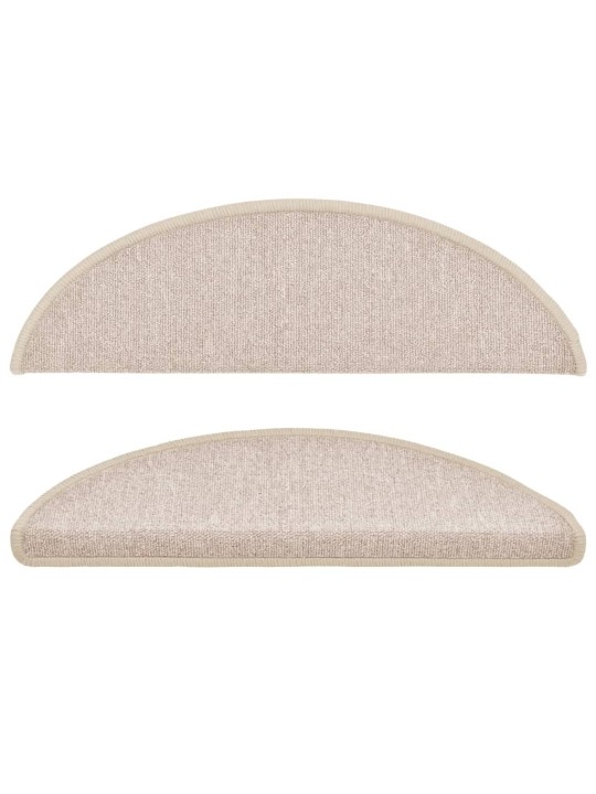 Nášlapy na schody 10 ks 56x17x3 cm taupe