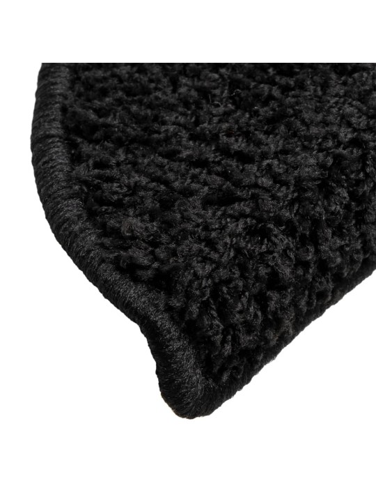Nášlapy na schody 10 ks 56 x 17 x 3 cm černé