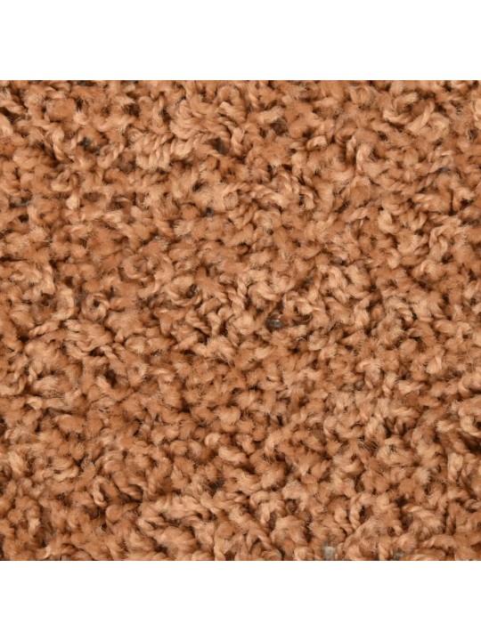 Nášlapy na schody 10 ks 65 x 21 x 4 cm hnědé