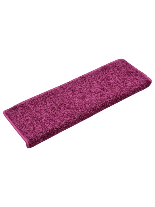 Nášlapy na schody 10 ks 65 x 21 x 4 cm fialové