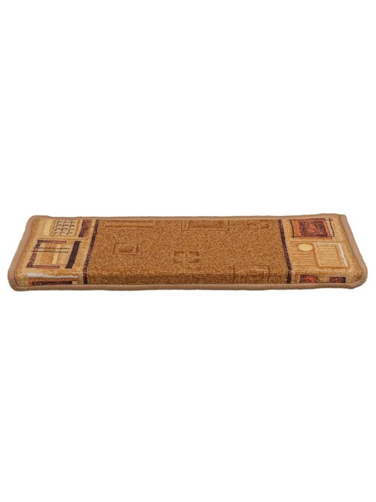 Nášlapy na schody samolepicí 10 ks 65x21x4 cm béžové