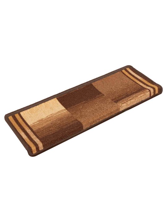 Nášlapy na schody samolepicí 5 ks 65x21x4 cm hnědé