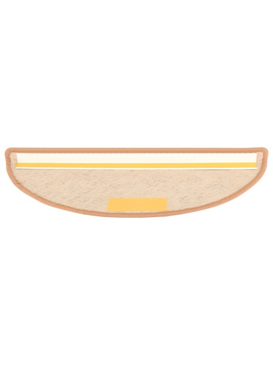 Samolepicí nášlapy na schody vzhled sisal 15 ks 56x17x3cm sisal