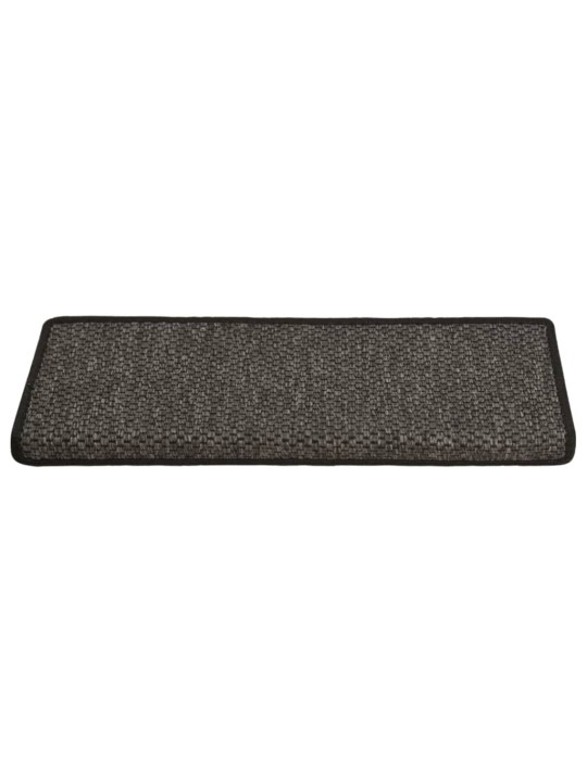 Samolepící nášlapy na schody vzhled sisal 15 ks 65x21x4 cm
