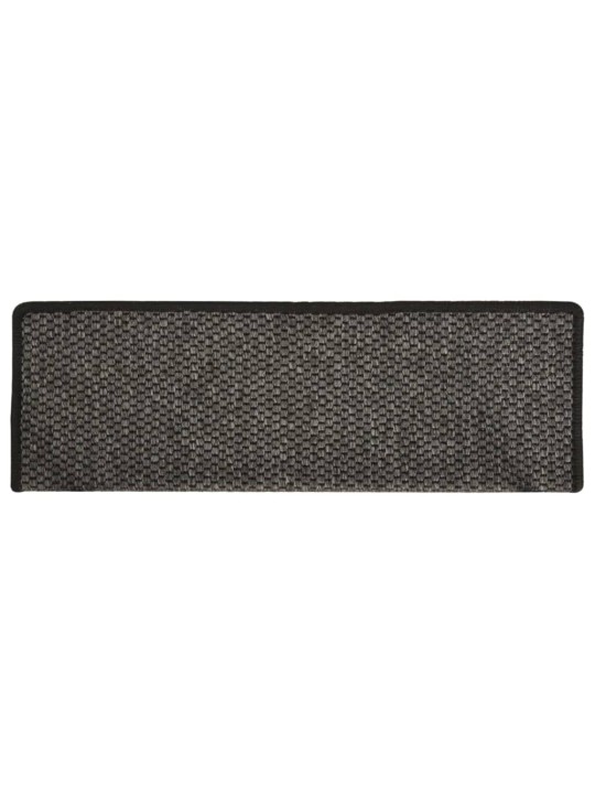 Samolepící nášlapy na schody vzhled sisal 15 ks 65x21x4 cm