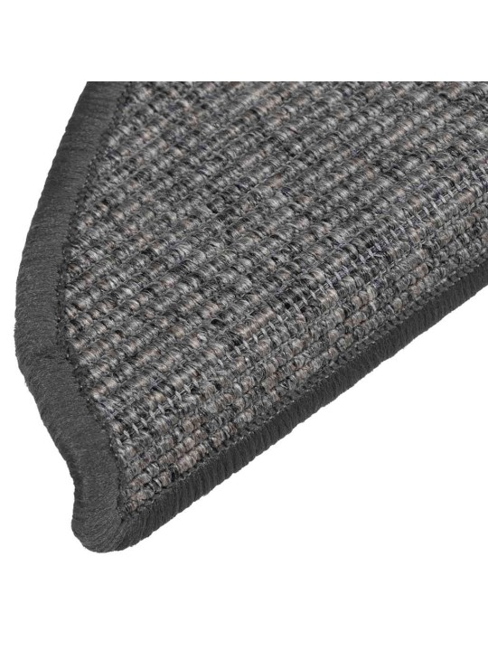 Samolepící nášlapy na schody 15 ks 56x17x3 cm béžové s šedé