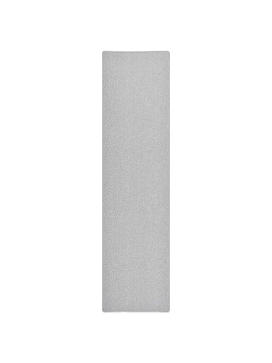 Běhoun světle šedý 80 x 300 cm