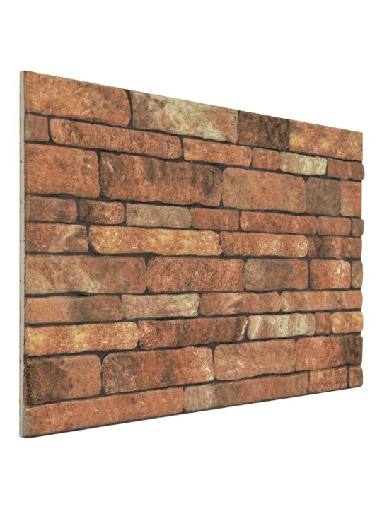 3D nástěnné panely design hnědé cihly 10 ks EPS