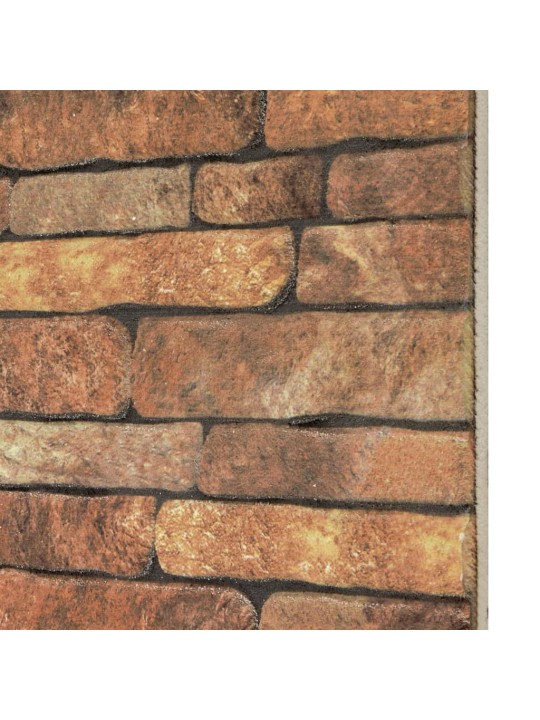 3D nástěnné panely design hnědé cihly 10 ks EPS