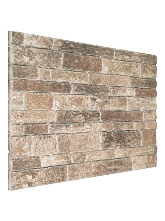 3D nástěnné panely design vícebarevné cihly 10 ks EPS