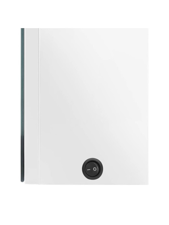 LED koupelnová skříňka se zrcadlem zářivě bílá 80 x 12 x 68 cm