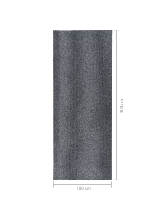 Běhoun čisticí zóna 100 x 300 cm šedý