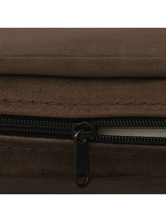 Pohovka pro psy hnědá 67 x 47 x 36 cm plyš