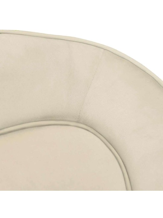 Pohovka pro psy krémová 67 x 47 x 36 cm plyš