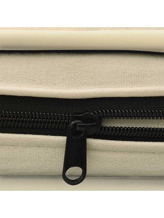 Pohovka pro psy krémová 67 x 47 x 36 cm plyš
