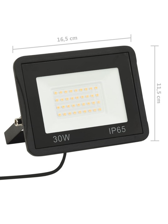LED reflektor 30 W teplé bílé světlo
