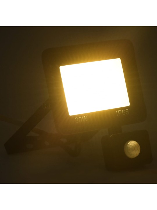 LED reflektor se senzorem 30 W teplé bílé světlo