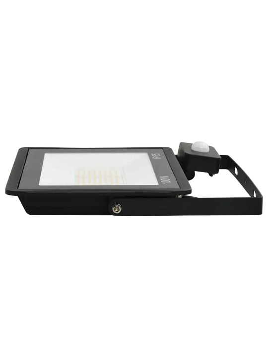 Led reflektor se senzorem 100 w teplé bílé světlo