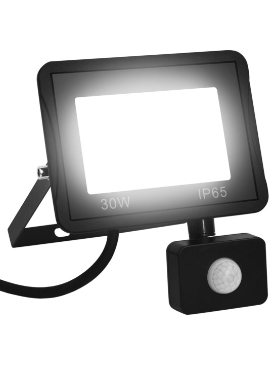 LED reflektor se senzorem 30 W studené bílé světlo