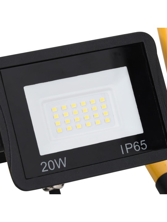 LED reflektor s rukojetí 20 W teplé bílé světlo
