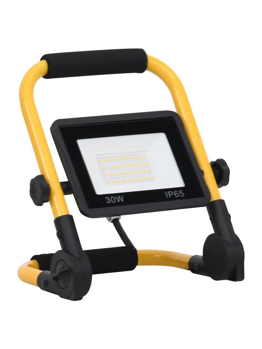 Led reflektor s rukojetí 30 w teplé bílé světlo