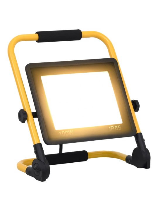 Led reflektor s rukojetí 100 w teplé bílé světlo