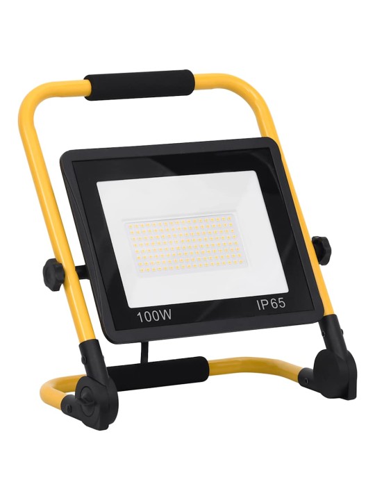 Led reflektor s rukojetí 100 w teplé bílé světlo