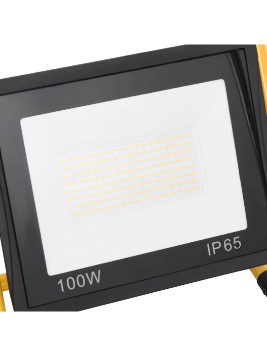 Led reflektor s rukojetí 100 w teplé bílé světlo