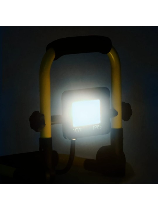 LED reflektor s rukojetí 10 W studené bílé světlo
