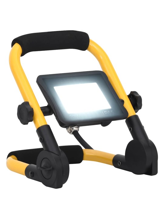Led reflektor s rukojetí 20 w studené bílé světlo