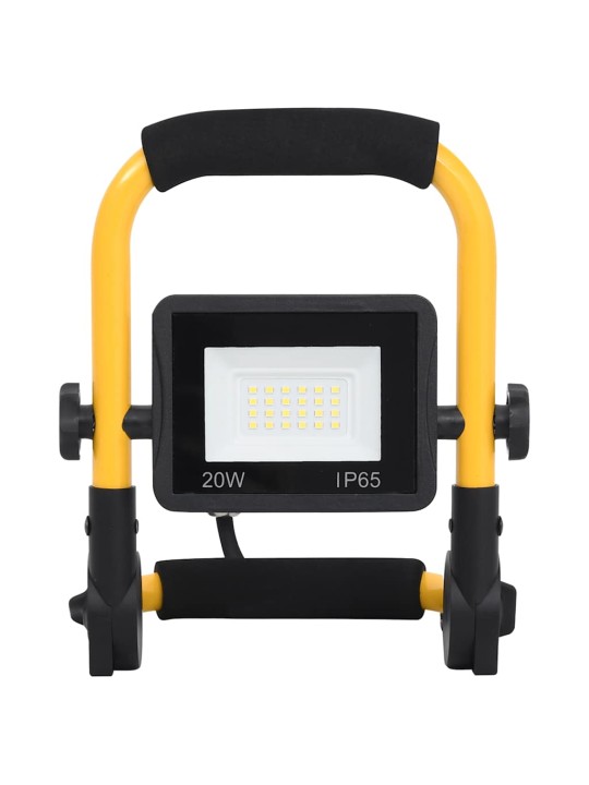 Led reflektor s rukojetí 20 w studené bílé světlo