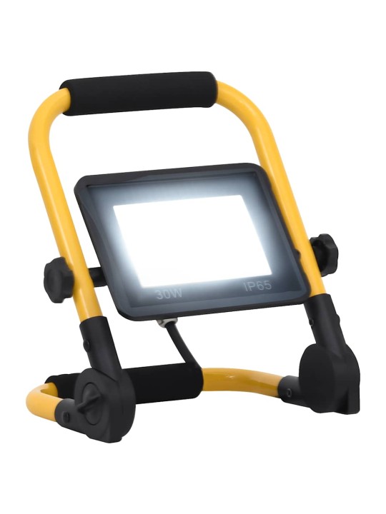 Led reflektor s rukojetí 30 w studené bílé světlo