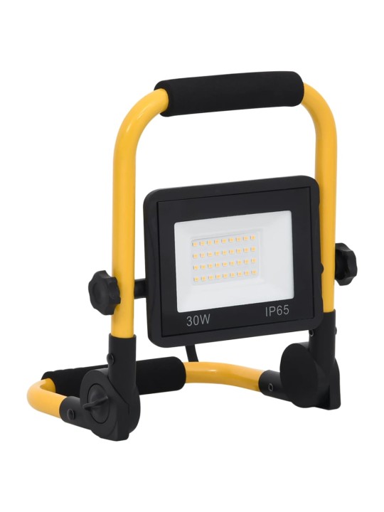 Led reflektor s rukojetí 30 w studené bílé světlo