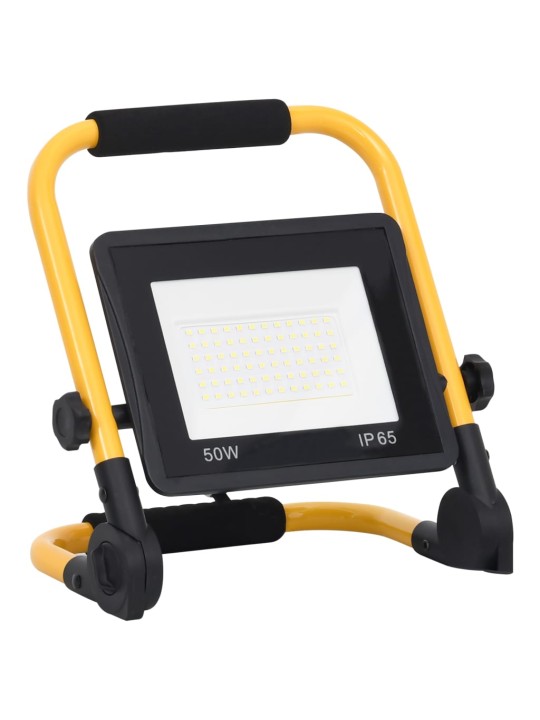 LED reflektor s rukojetí 50 W studené bílé světlo
