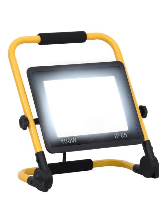 Led reflektor s rukojetí 100 w studené bílé světlo