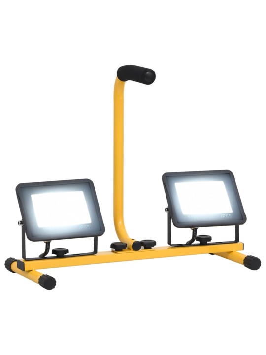LED reflektor s rukojetí 2 x 30 W studené bílé světlo