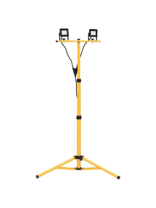 Led reflektor se stojanem 2 x 10 w teplé bílé světlo