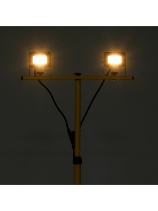 Led reflektor se stojanem 2 x 10 w teplé bílé světlo