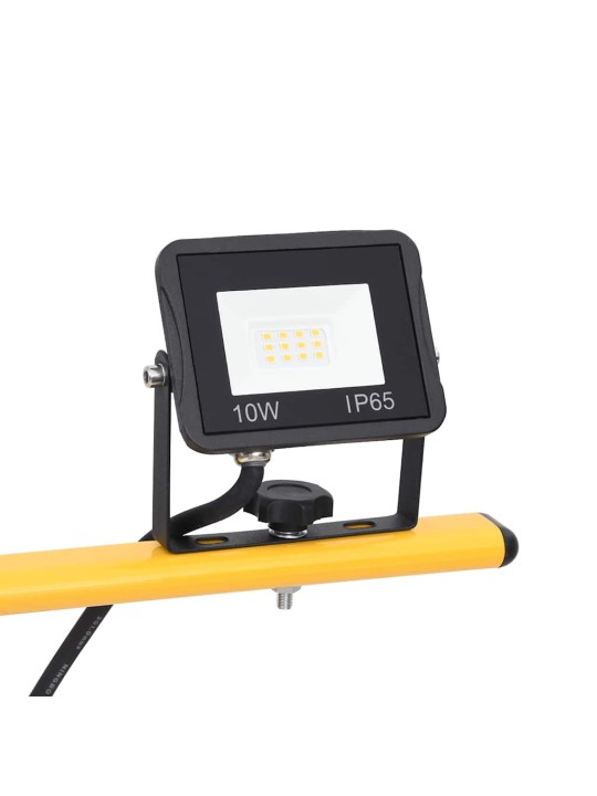 Led reflektor se stojanem 2 x 10 w teplé bílé světlo