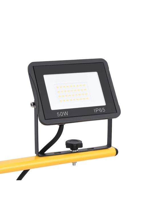Led reflektor se stojanem 2 x 50 w teplé bílé světlo