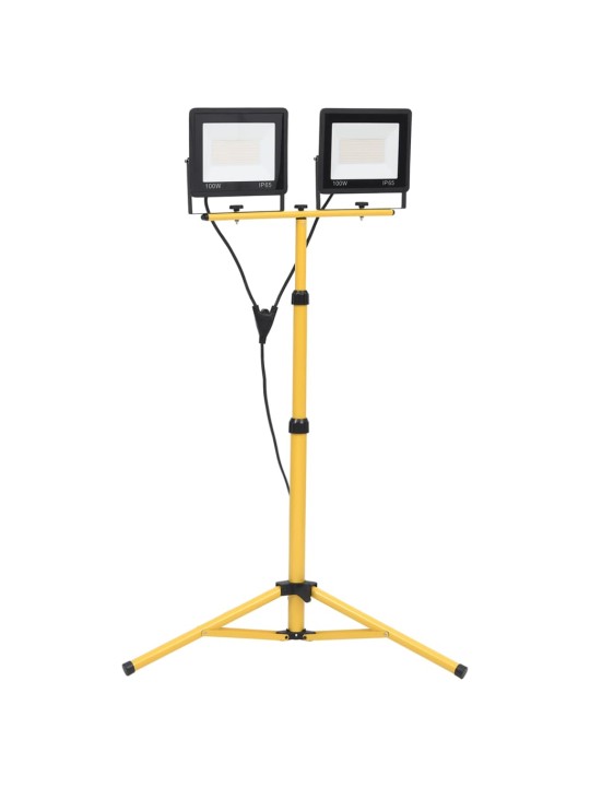 Led reflektor se stojanem 2 x 100 w teplé bílé světlo
