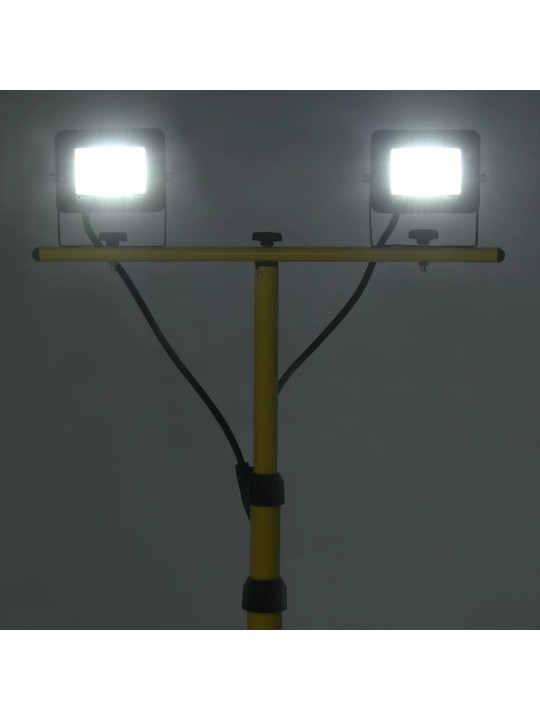 LED reflektor se stojanem 2 x 10 W studené bílé světlo