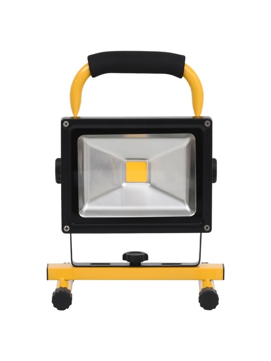 Dobíjecí LED reflektor s rukojetí 30 W studené bílé světlo