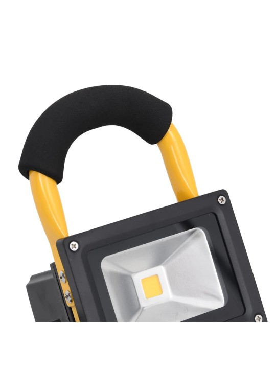 Dobíjecí LED reflektor s rukojetí 30 W studené bílé světlo